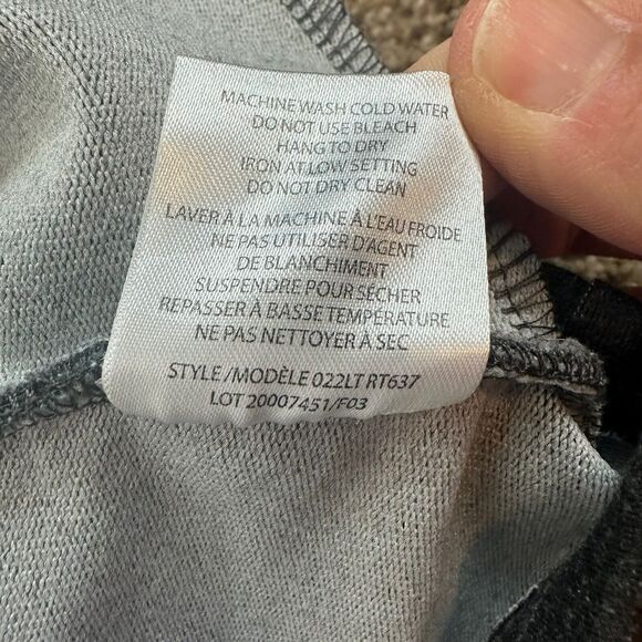 Roots 73 Hooded Pullover Sweatshirt Womens M Gray Hoodie Classic Long Length - Picture 8 of 11